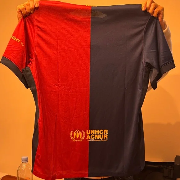 NWOT Nike Blue and Red Men's Jersey - Picture 3 of 3